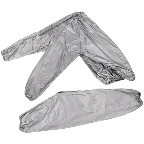 STOBOK Silver Sauna Suit for Men's Polyethylene Fiber Comfortable Fit Promotes for Sauna Use Size Options