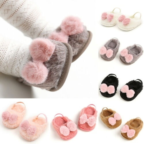 newborn slippers girl