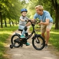 thumbnail image 4 of Costway 16 Inch Kids Bike with Training Wheels Dual Brakes Adjustable Seat Handlebar Height, 4 of 10