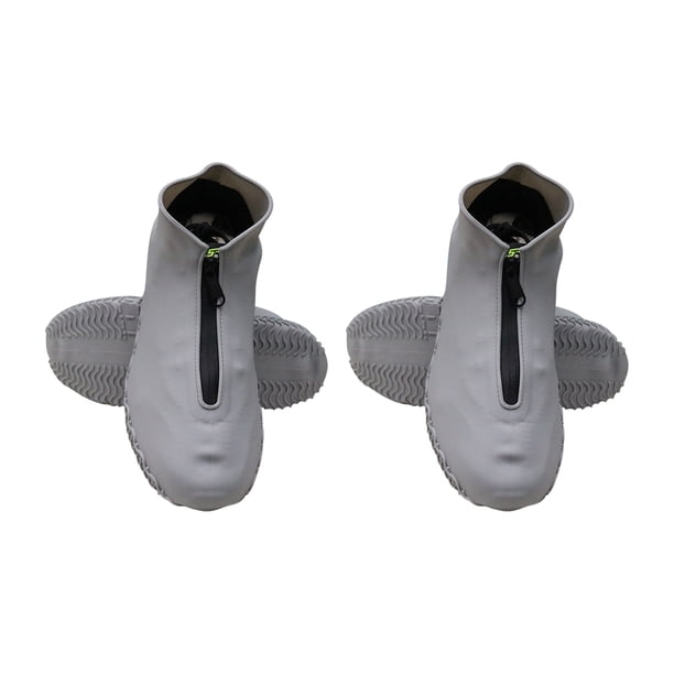 Sonducket Cubierta impermeable de silicona para zapatos, cubierta impermeable para zapatos, lluvia y suciedad, Simple y elegante Accesorios de calzado Gris oscuro
