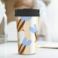 thumbnail image 6 of Gukieu A Bee Print Insulated Coffee Cup, Portable Stainless Steel Vacuum Cup with Lid, Unisex, Suitable for Office, Cafe, Car, 6 of 8