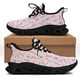thumbnail image 1 of Yikeluo - Zapatos de enfermera con dibujos animados rosas para mujer, planos, para correr, de malla ligera, 1 of 6