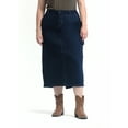 thumbnail image 3 of A3 Denim Women's Plus Size Utility Maxi Skirt, 3 of 5