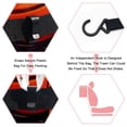 thumbnail image 3 of Basketball Mini Trash Can for Car - Foldable, with Lid, Leak-Proof, Hanging Storage Bag, 3 of 6