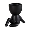 thumbnail image 2 of YAOMOBB Indoor Plant Decoration Pot Creative Craft Desktop Vase Container Small Figure Potted Plant Pot Mini Human Shaped Ceramic Flower Pot, 2 of 7