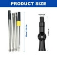 thumbnail image 5 of 180 Degree Rotating Head Extendable Window Cleaner Heavy Duty Nonrust Steel Telescoping Poles For High Reach Indoors Outdoor Cleaning, 5 of 8