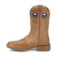 thumbnail image 3 of Justin Boots Mens Pickett Wide Square Toe Cowboy  Mid Calf Boots, 3 of 6