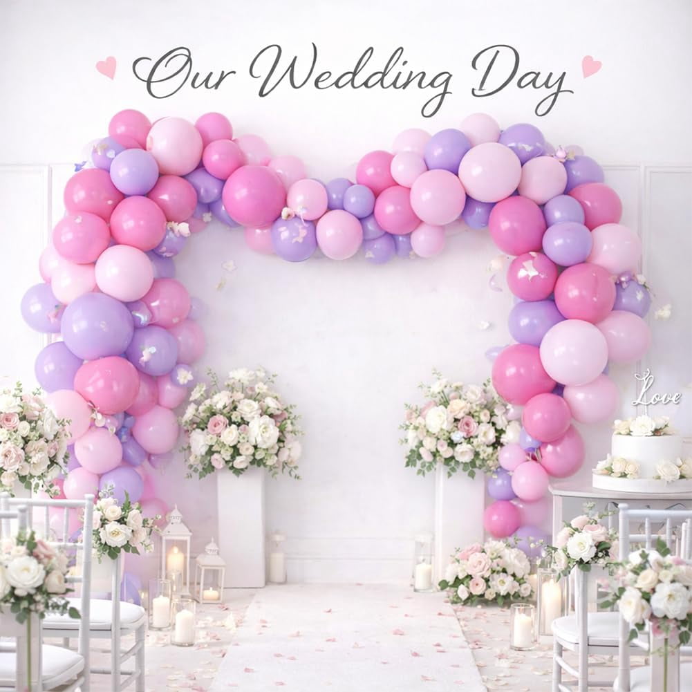 Reusable Balloon Garland Arch Kit, Inflatable Balloon Arch, Reusable Balloon Arch Inflatable, 3/7 PCS Linked PVC Balloon Garland, Easy Setup Party Decoration for Birthday Wedding