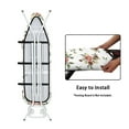thumbnail image 3 of HELLHERO Ironing Board Cover, Standard Size Iron Board Covers with Heavy Duty Adjustable Elastic Edges, Heatproof Ironing Board Covers for Smooth Ironing(Rose, 15"x54"), 3 of 4