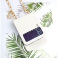 thumbnail image 2 of Qoosan Leather Wallet Designed for Samsung Galaxy Z Flip 4 Case (2022) with Card Holder Hinge Protection Bling Metal, 2 of 5