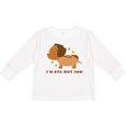 thumbnail image 3 of Inktastic Dachshund Hot Dog Funny Boys or Girls Long Sleeve Toddler T-Shirt, 3 of 5