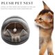 thumbnail image 5 of Casa para gatos con diseño de orejas de gato, casa para gatos con pompón, agujero para gatos, cesta de terciopelo para gatos, colchón para gatos y perros pequeños, gris M ER, 5 of 5