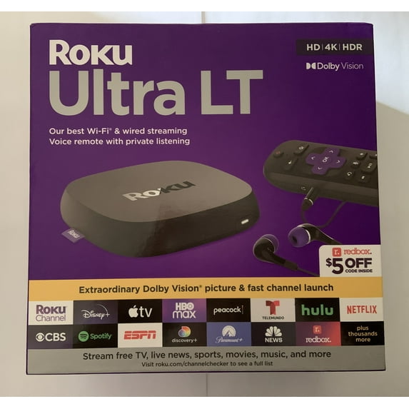 Pre-Owned Roku Ultra LT 4K HDR Dolby Vision Streaming Media Player
