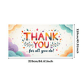 thumbnail image 3 of Appreciation Banner Thank You Colorful Design Gratitude Decoration Thankful Message Fun Theme for Party Celebration Event, 3 of 8