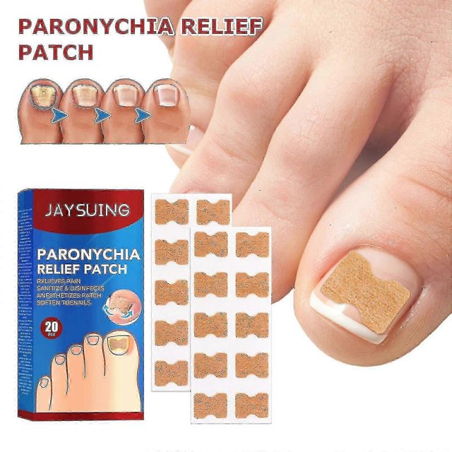 Jaysuing nail groove care patch repair thickened onychomycosis soft nail correction nail groove ingrown toenail nail correction patch |