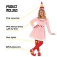 thumbnail image 2 of Morph Christmas Elf Dress Pink Womens Halloween Costume For Women Pink Large, 2 of 3