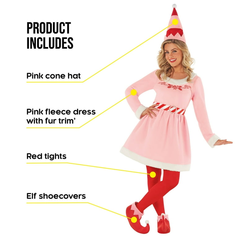 strapless open back dress Pink Elf Figurine with Lily - The Enchanted World