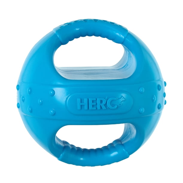 Hero Squeakables Kettle Ball Juguetes para perros Juguetes para cachorros Juguetes para mascotas Medianos 5 pulgadas (azul)