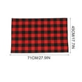 thumbnail image 3 of 2-Pack Kitchen Dish Towels Set, Polyester Cleaning Cloths for Household, Multipurpose Use in Black and Red Colors, 3 of 7