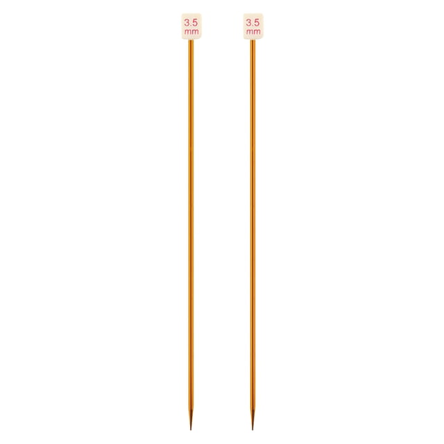 Injueey Agujas de tejer al azar de colores, suéter, de tejer de aluminio portátil, equipo de costura para manualidades DIY, suministros para el Artesanía 3.5 mm Injueey HA011745-04B