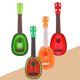 thumbnail image 4 of Gwong Juguete Ukulele juguete adorable simulado ABS fruta de cuatro cadenas Ukulele para el hogar Gwong 30012564, 4 of 6