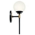 thumbnail image 2 of 55170BKCPZ Kichler Lighting Benno - 5W 1 LED Wall Sconce In Industrial Style-13.75 Inches Tall and 5.25 Inches Wide-Black/Champagne Bronze Finish, 2 of 6