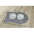 thumbnail image 2 of Simply Daisy Geometric Fish Shape Pet Feeding Mat for Cats, 2 of 3