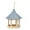 Blue, variant on Qyaukm Wooden Bird Feeder for Outdoors Hanging, Large Capacity, Birdfeeder for Garden Decoration Yard, Weatherproof and Durable(Blue), 1X Bird Feeder