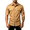Turmeric, variant on Men's 100% Cotton Short Sleeve Button Down Shirt, Casual Outdoor Work Shirt with Chest Pockets, Regular Fit for Daily Wear and Adventure
