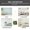 thumbnail image 3 of Wall Hanging Garden Plant Decor with Frame Emulated Succulent Plants Pendant, 3 of 7
