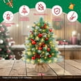 thumbnail image 4 of Yexmas 2PCS Pre-lit Artificial Mini Christmas Tree,24 Inch Small Tabletop Xmas Tree for Indoor Outdoor Christmas Decor, 4 of 8