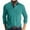 Turquoise_001, variant on Polo Shirt Men Cotton Blend Casual Long Sleeve T-shirts Shirt Washed Distressed Solid Slim Fit Jersey Shirt Dark Gray XXXL