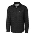 thumbnail image 2 of Men's-Cutter & Buck  Black West Virginia Mountaineers Ranier Eco Insulated PrimaLoft Full-Snap Shacket, 2 of 3