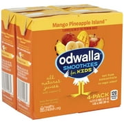 Odwalla Mango Pineapple Island Smoothies for Kids, 6.75 Fl. Oz., 4 Count
