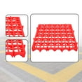 thumbnail image 5 of Wzmzjy Drainage Interlocking Floor Tile Grating Panel 40x40x4 cm Floor Mat with Drain Red, 5 of 6