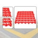 thumbnail image 5 of Azulejos entrelazados modulares para suelo, tapete para empalmar, rejilla para suelo de garaje, agujeros cuadrados para balcón, piscina, baño y patio. Rojo, 5 of 6