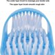 thumbnail image 3 of Bathroom Foot Cleaner, Foot Cleaning Slippers Scrubber Massager Brush Bristle Foot Massage Tool With Anti-Slip Suction Cup On The Floor, 3 of 4