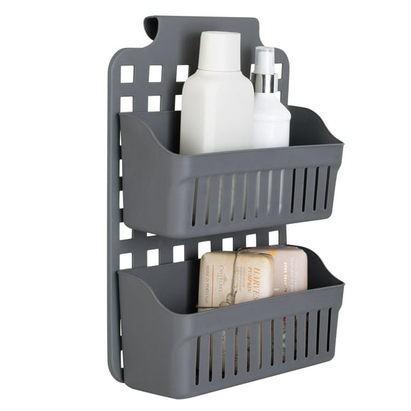 Simplify 2 Tier over the Cabinet Caddy in Grey