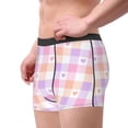 thumbnail image 2 of Balery Heart Buffalo Plaid Calzoncillos bóxer para hombre, ropa interior de algodón suave y transpirable con cinturilla de nailon-X-Large, 2 of 5
