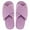 Purple, variant on Deago House Slippers for Women Corduroy Crossbands Indoor Slippers Open Toe Slip On Slides Bedroom Shoes with Anti-Skid Sole (Green)