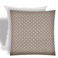 thumbnail image 1 of Housse de Coussin Intérieure/extérieure à Fermeture Éclair avec Insert - Tissu Gris Taupe, 1 of 2