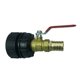 thumbnail image 1 of Conector de de adaptador de IBC 9 20 mm Recta 25mm Sunnimix Adaptador de tanque de agua 1000L IBC, 1 of 8
