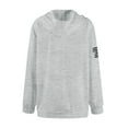 thumbnail image 4 of GIPQJK Plus Size Men's American Flag Hoodies Big and Tall Graphic Hoodies Pullover 2024 Fall Trendy Sweatshirts with Pockets,Light Gray 4XL, 4 of 4