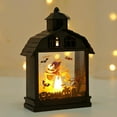 thumbnail image 2 of LED Halloween Decorative Candle Oil Lamp Handheld Creative Retro Pumpkin Lamp Decoration (Scarecrow), 2 of 7