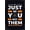 Black Framed Version, variant on Motivational Quote - Just Be You Not Them Wall Poster, 14.725" x 22.375"