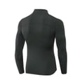 thumbnail image 1 of Sonducket Ropa interior térmica para hombre, camisetas deportivas de invierno de alta elasticidad para hombre, jersey largo con cremallera para Camisetas Gris oscuro Sonducket AP013564-06, 1 of 6