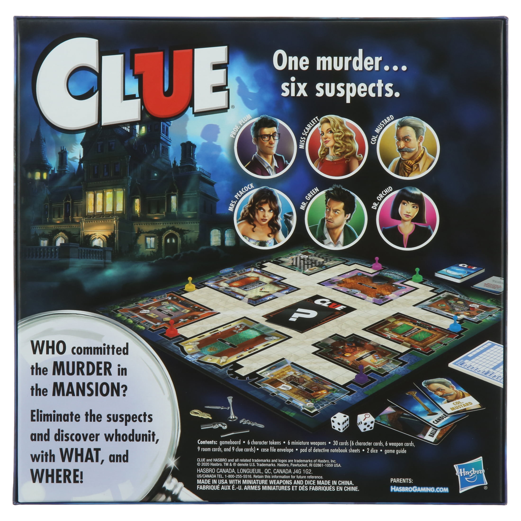 U-PICK 1986 Clue Board Game replacement parts pieces 