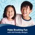 thumbnail image 3 of Equate Infinity Kids Battery-Powered Electric Toothbrush with 2 Bacteria Defense Brush Heads, Blue, 3 of 10
