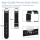 thumbnail image 3 of Correa De Repuesto Compatible Con Samsung Galaxy Watch4 40/44 Mm Watch4 Classic 42/46 Mm 20 Mm Correas De Reloj De Lona Yuarrent EL017171-02, 3 of 5