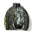 thumbnail image 5 of Abrigos de invierno Ropa para hombre Chaqueta con estampado de estatuas retro Parka para hombre Ropa de algodón nueva y moderna Chaquetas frías para hombre Abrigo para hombre, 5 of 5